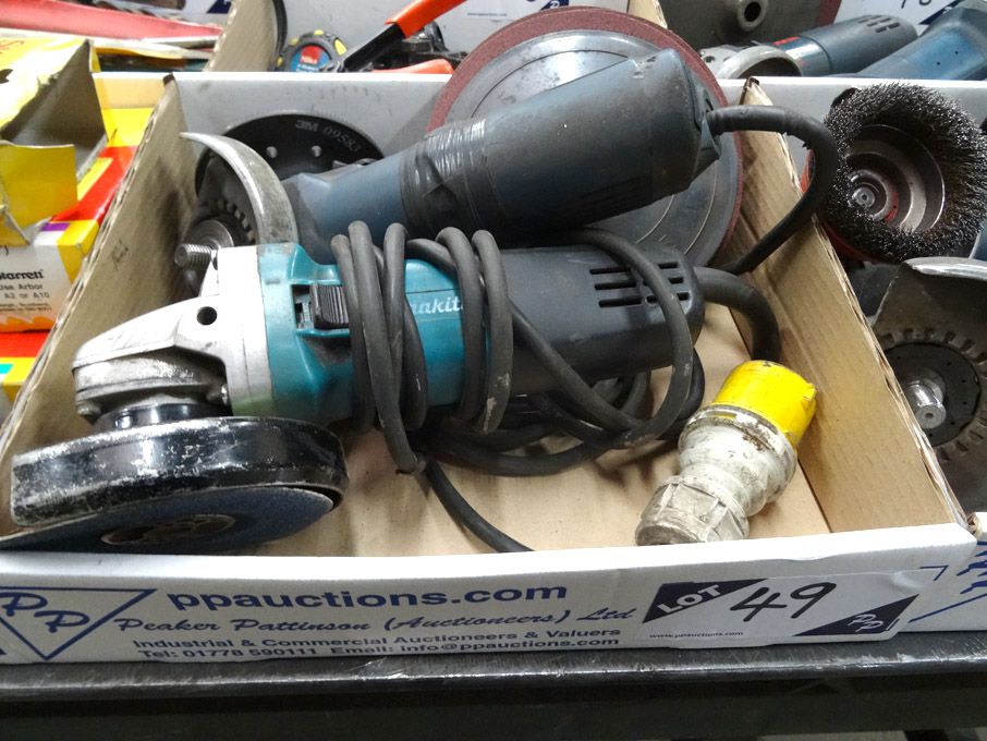 Makita 6" angle grinder, 110v, Bosch GWS 8-115 6"...