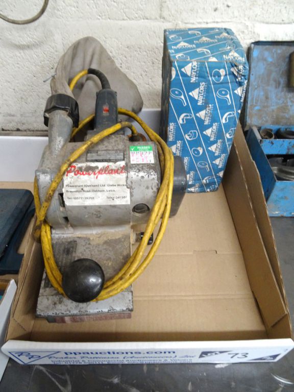 Holzher 2210 heavy duty belt sander, 110v