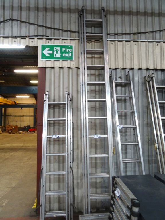 Youngman Trade 200 extendable triple aluminium lad...