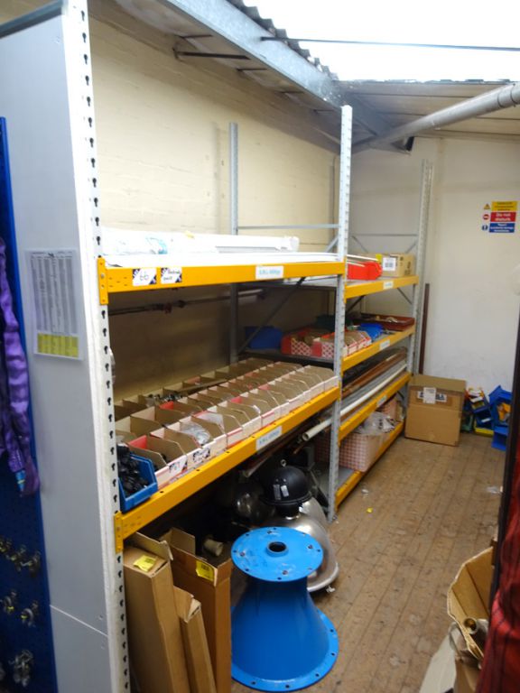 3 bays Meta-N light duty boltless storage racking,...