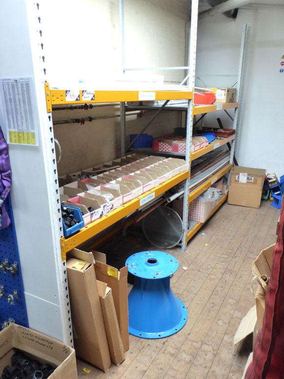 AMEND: Should Read 'Contents of 2 bays racking inc...