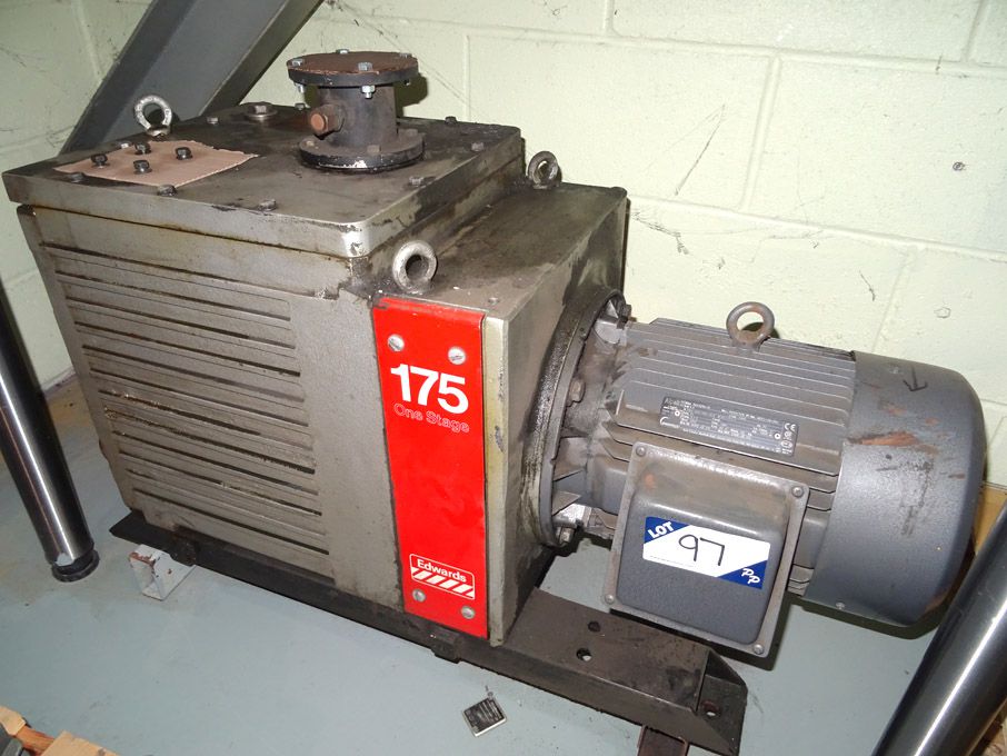 Edwards 175 one stage vacuum pump - Lot located a...