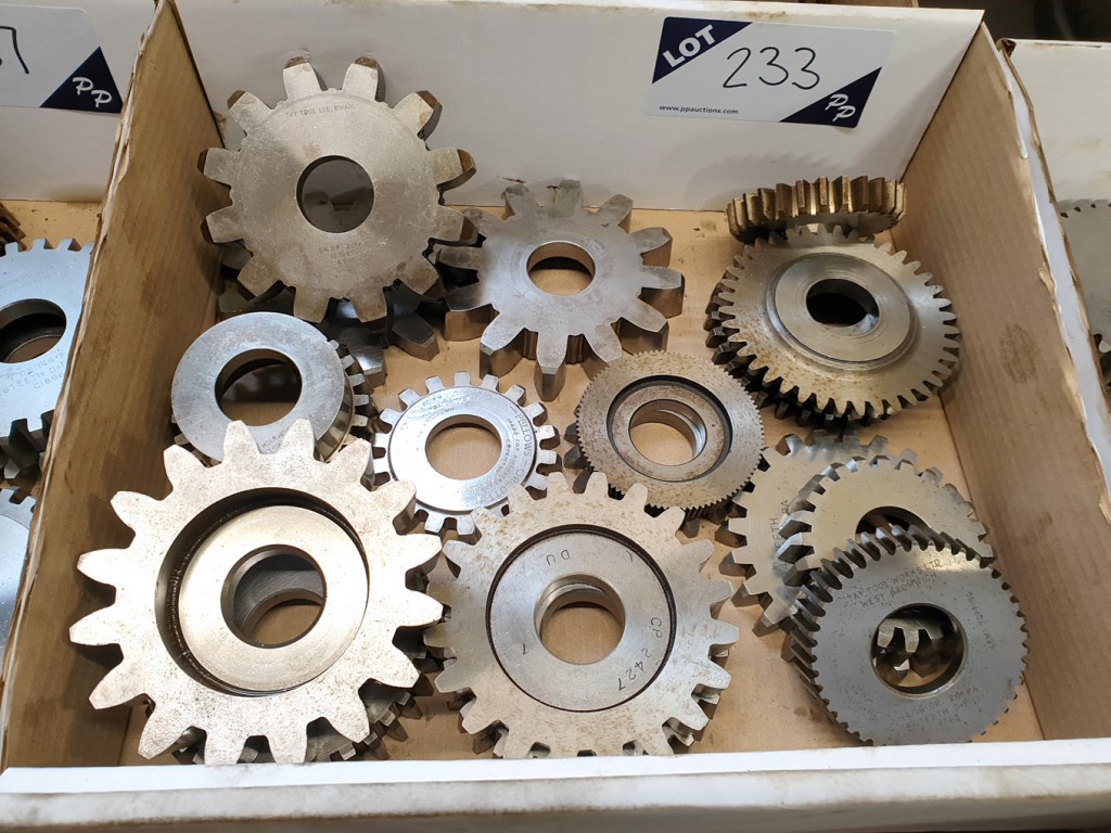 Qty various disc cutters stab tooth inc: 4/5, 5/7,...