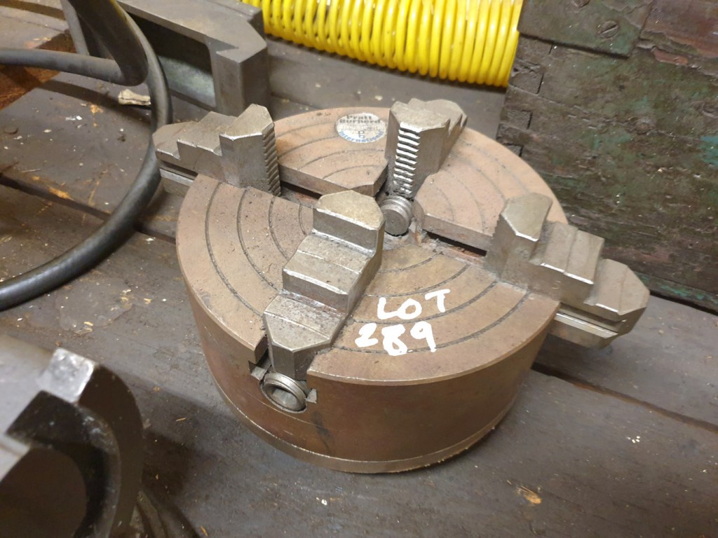 Pratt Burnerd 200mm 4 jaw chuck