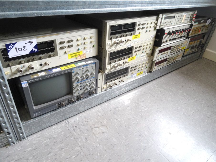 Qty various LeCroy, HP, Rohde & Schwarz etc pulse...
