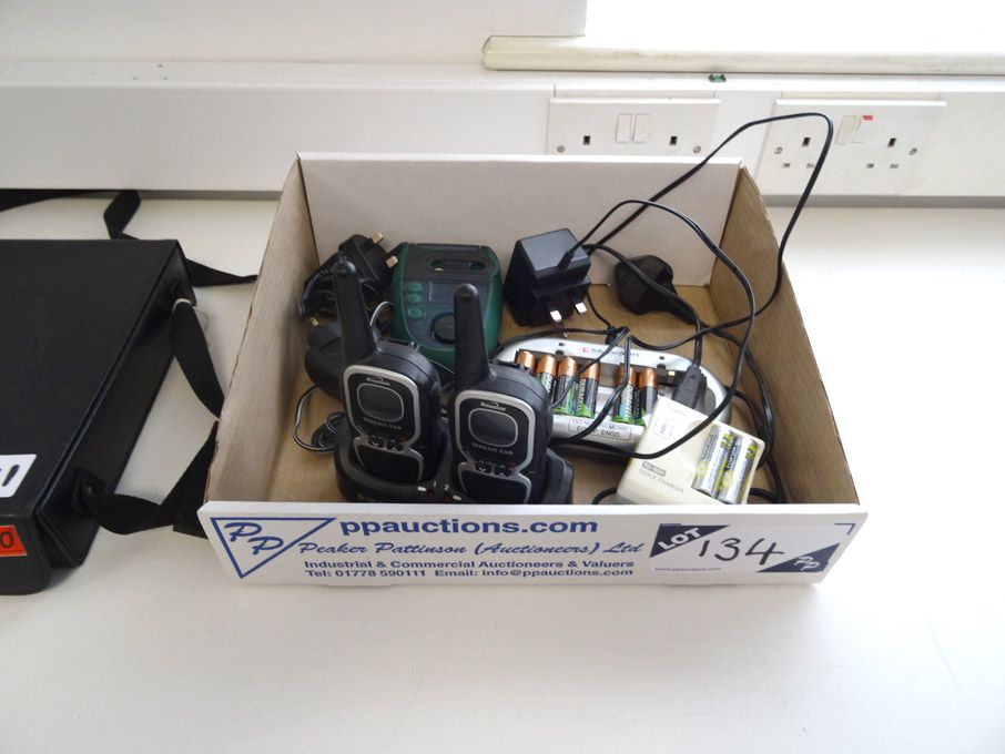 Binatone Terrain 550 two way radio's, batter charg...