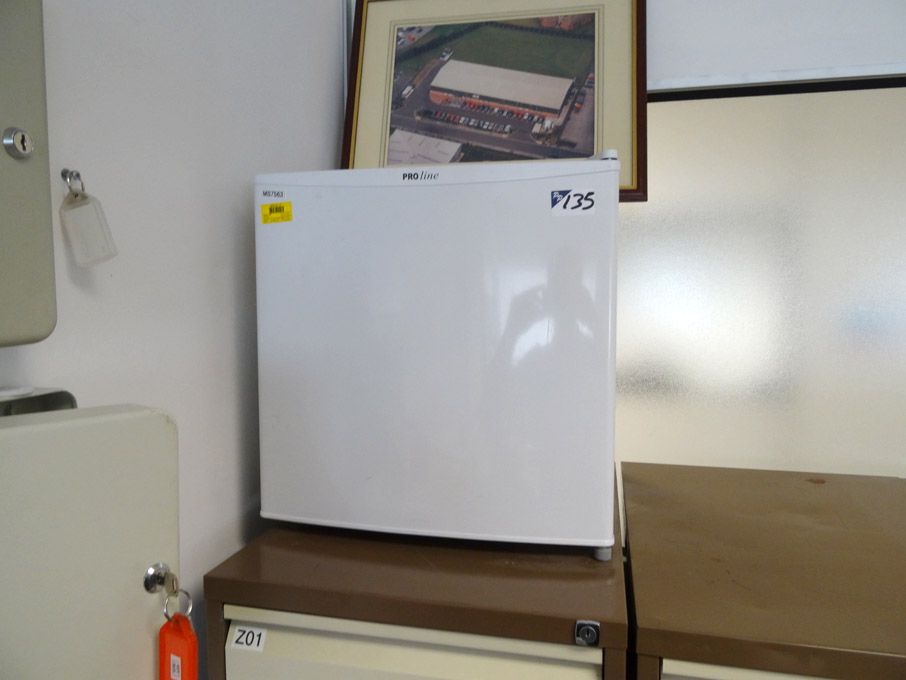 ProLine white compact fridge