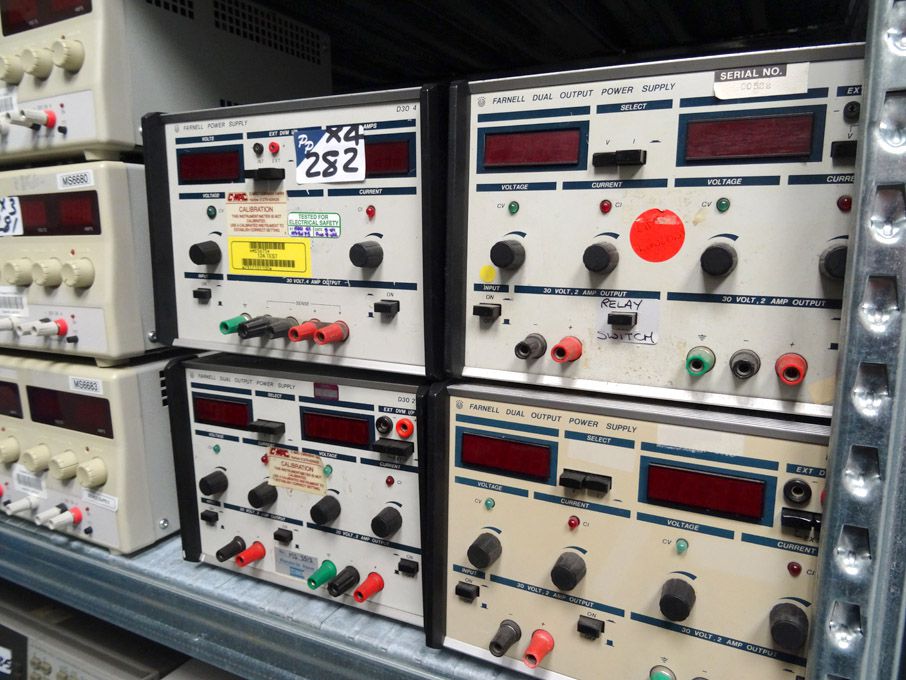 3x Farnell D30 2T dual output power supplies & Far...