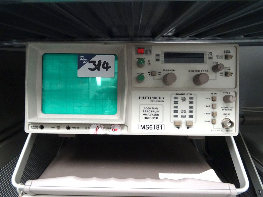 Hameg HM5010 1000MHz spectrum analyser