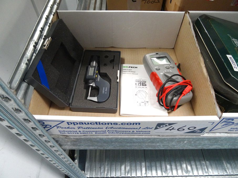 Iso-Tech IDM61 digital multimeter, 0-25mm digital...