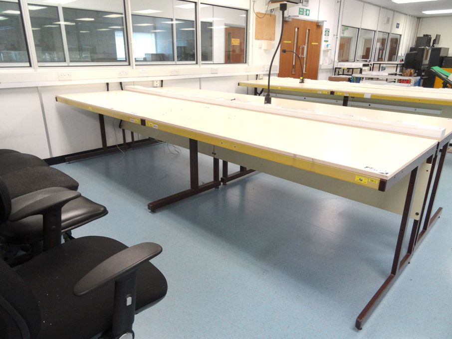 2x 1800x800mm anti-static workbenches