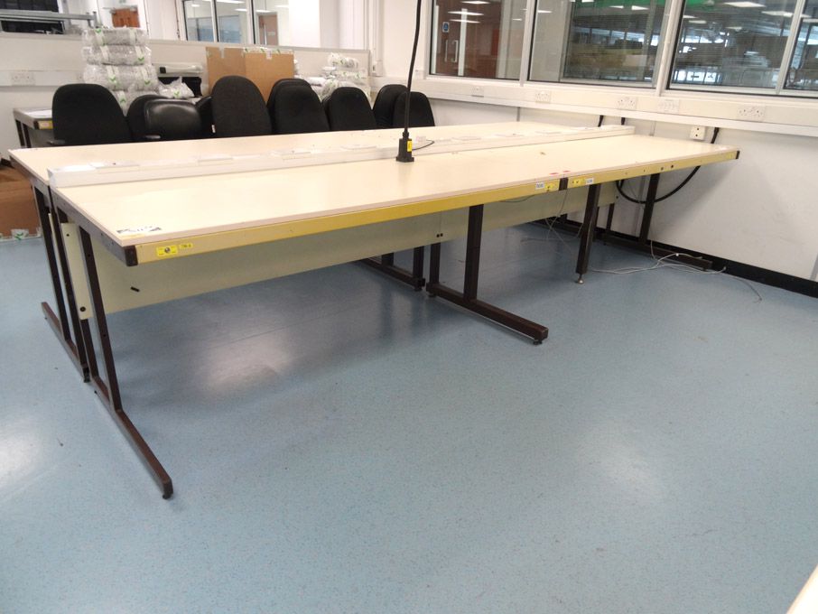 2x 1800x800mm anti-static workbenches