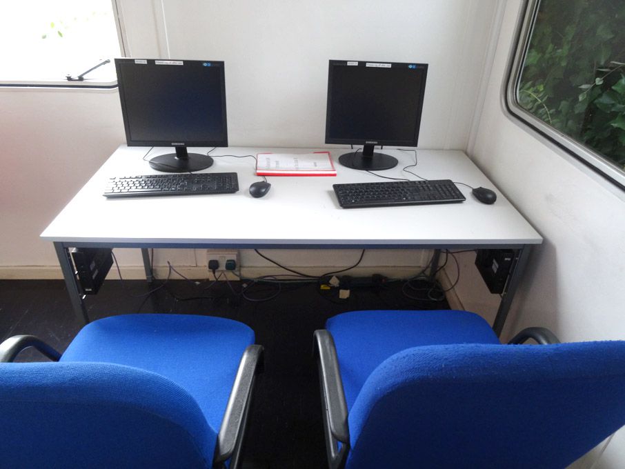 2x Wyse Thin Client PCs with 2x Samsung E1720 moni...