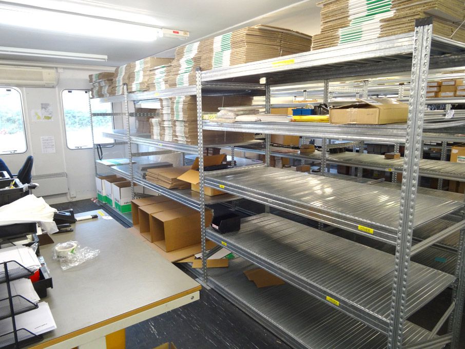 3 bays light duty boltless storage racking, multis...