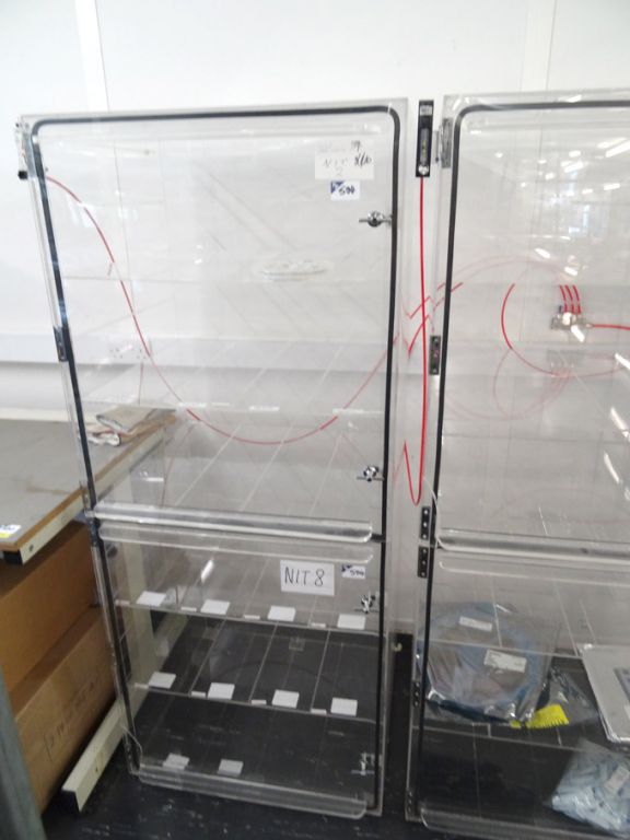 2x Waycon Designs 700x600x800mm Perspex nitrogen c...