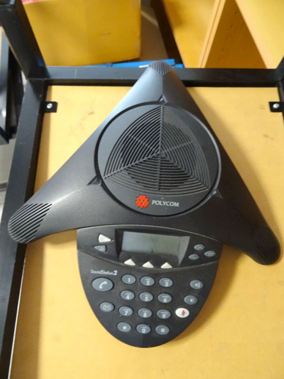 2x Polycom Soundstation full duplex conference pho...