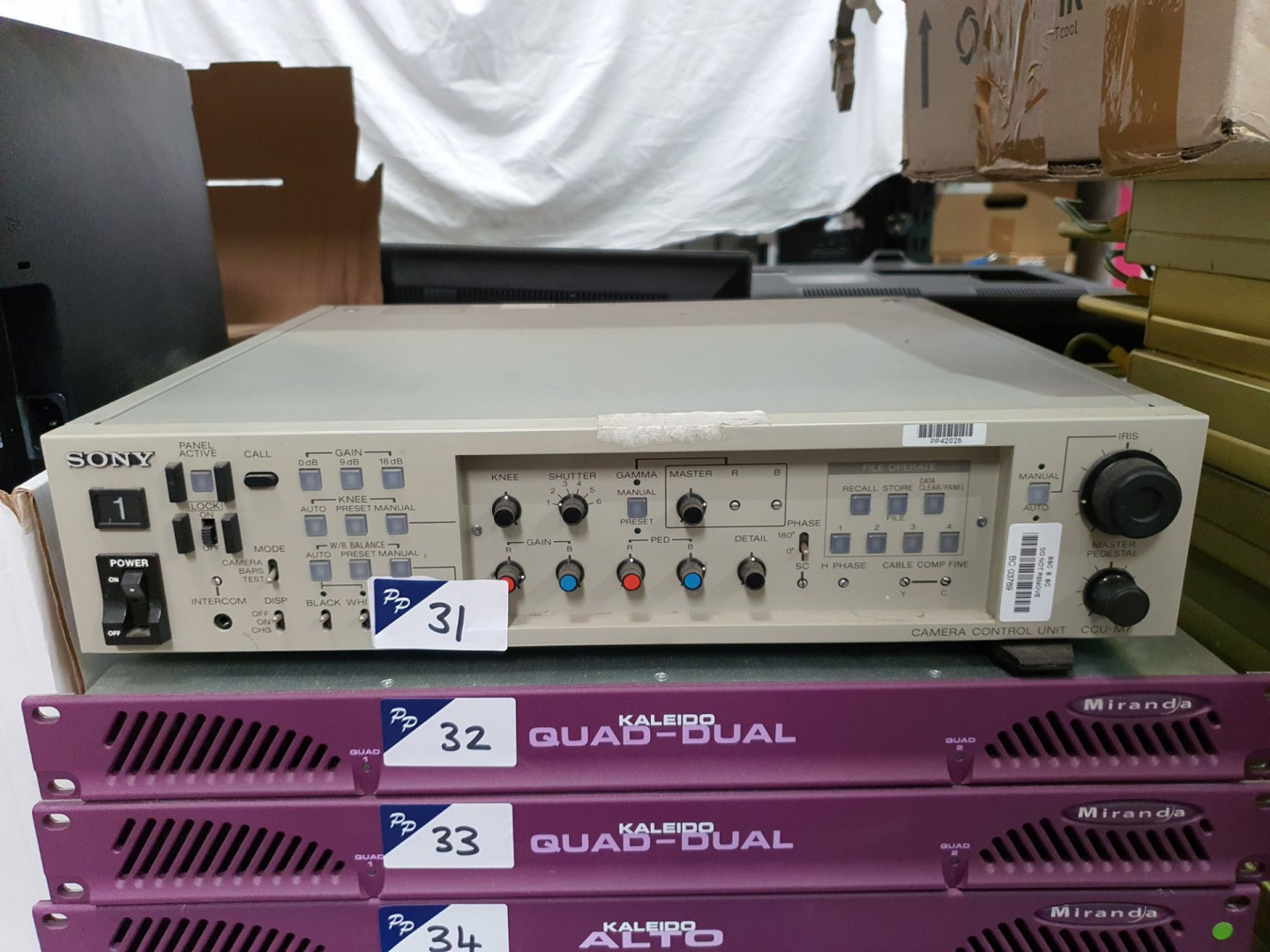 Sony CCU-M7 camera control unit