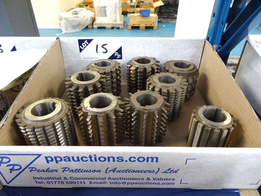 Qty various gear hobs & spines etc - Lot Located a...