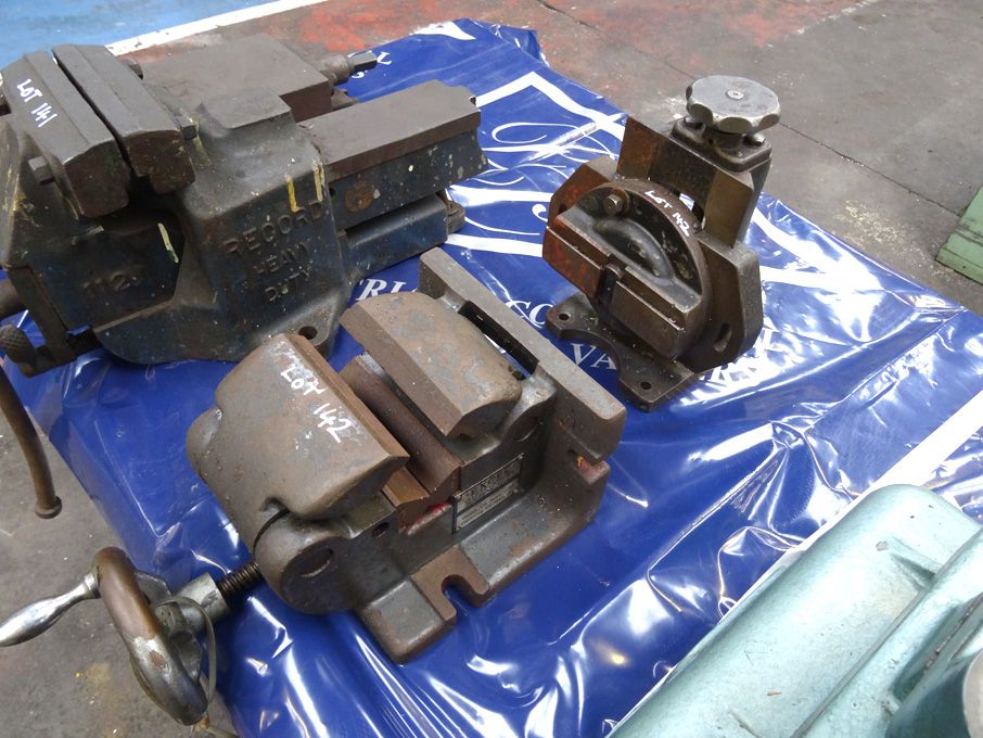 Excel self centring machine vice, 120mm & machine...