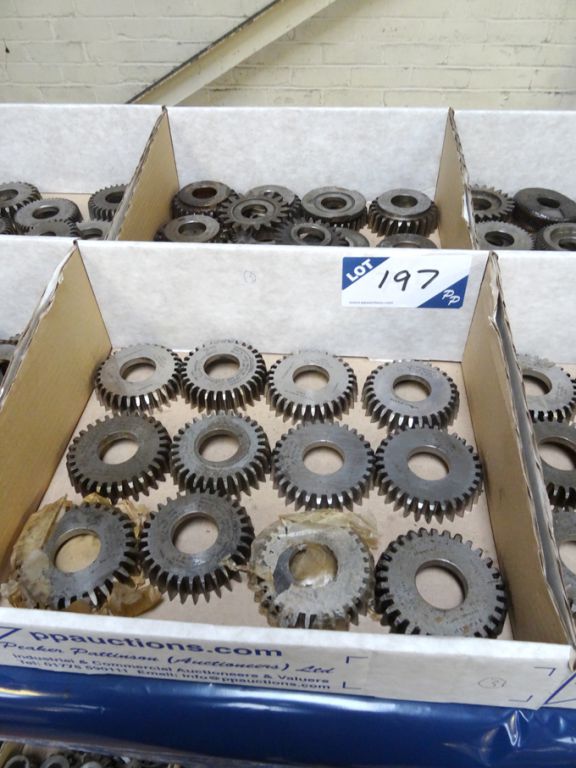 Qty 3" roughing shaper cutters, 10 DP, 14.5 PA & 3...