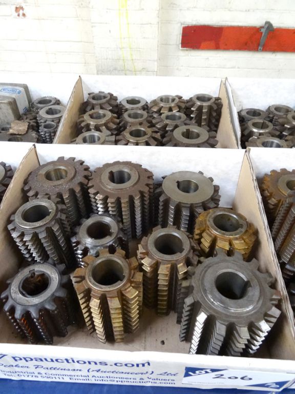Qty various pre shave roughing gear hobs, 8-10 DP,...