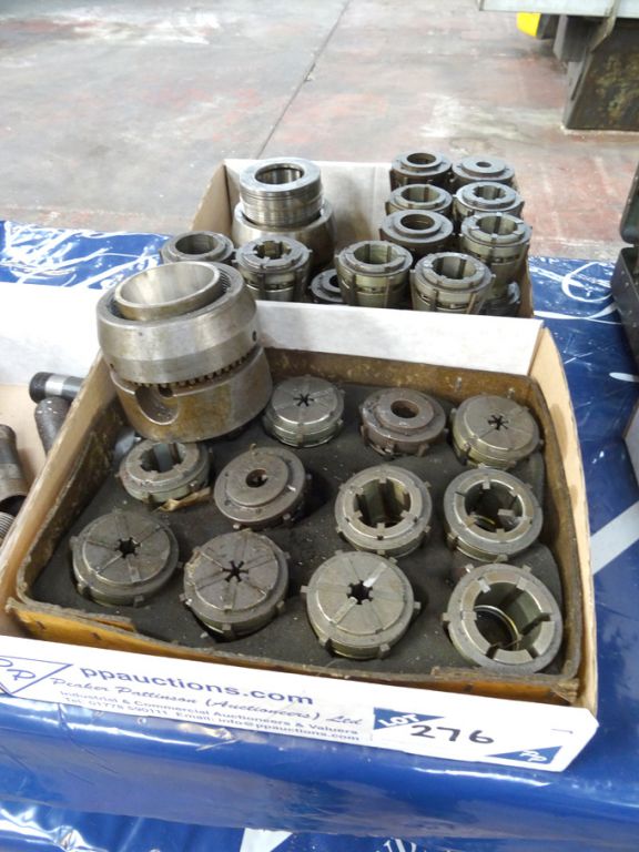 2x part complete collet chucks with Qty Burnerd Mu...
