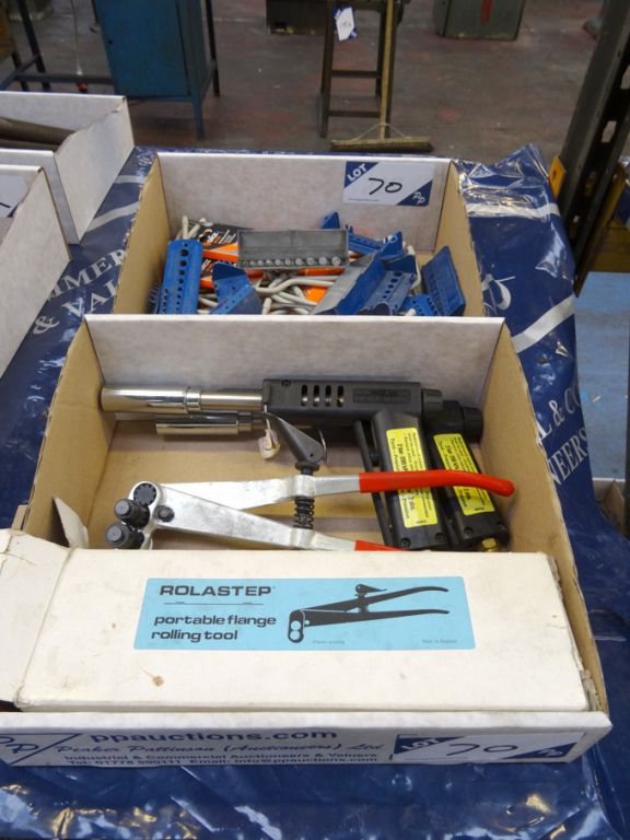 Rolastep portable flange rolling tool, Qty Junior...