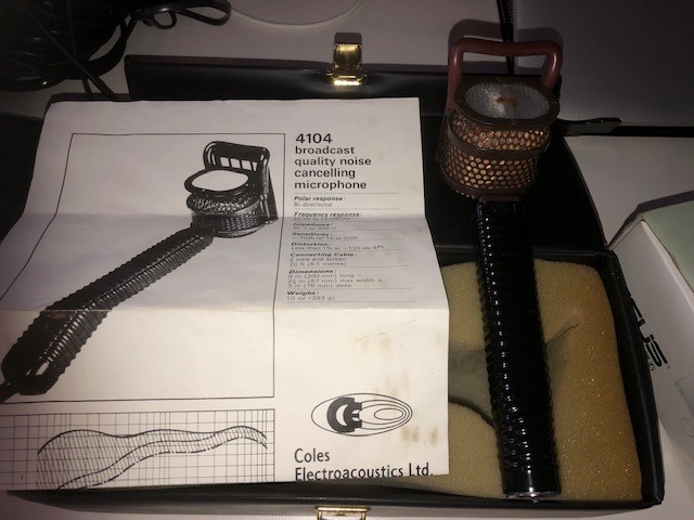 Coles Electronics Ltd lip mic in box
