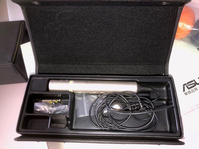 Sony ECM77 tie clip mic in case