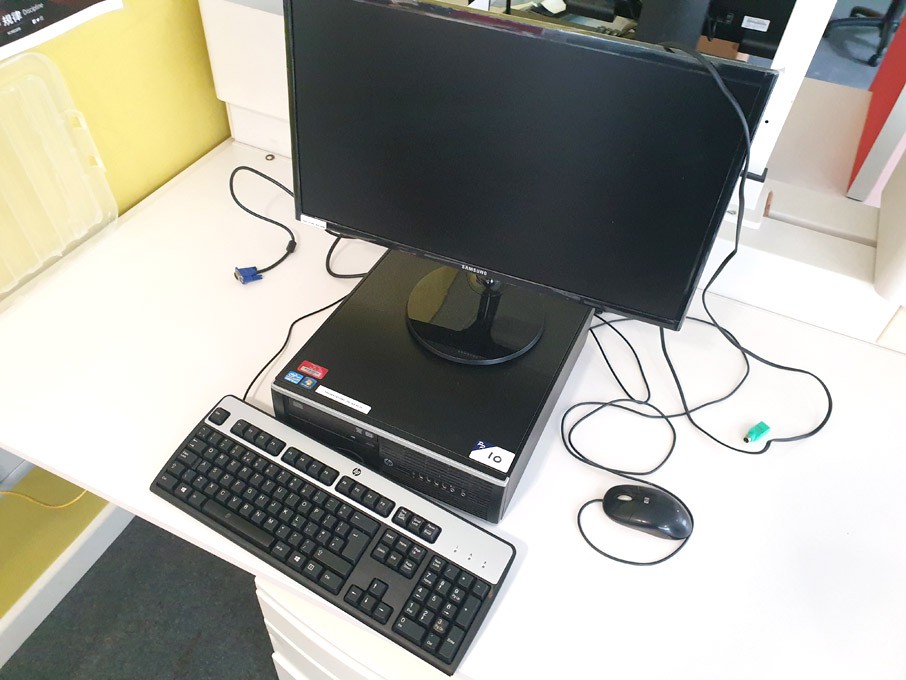 HP Compaq Elite 8300 Intel i5 desktop PC with moni...