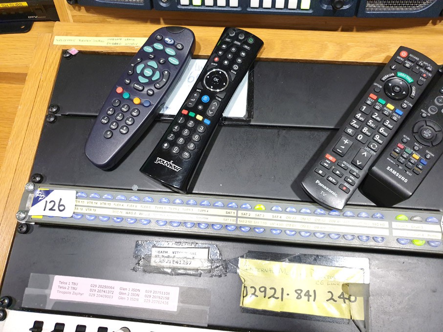 2x Pro-Bel router panel control