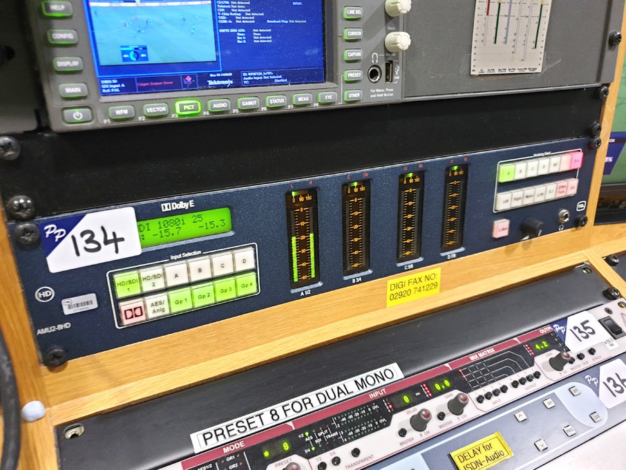 TSL AMU2-8HD high definition audio monitoring pane...