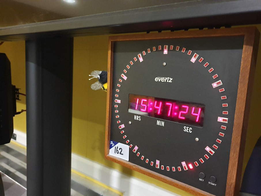 Evertz digital studio clock