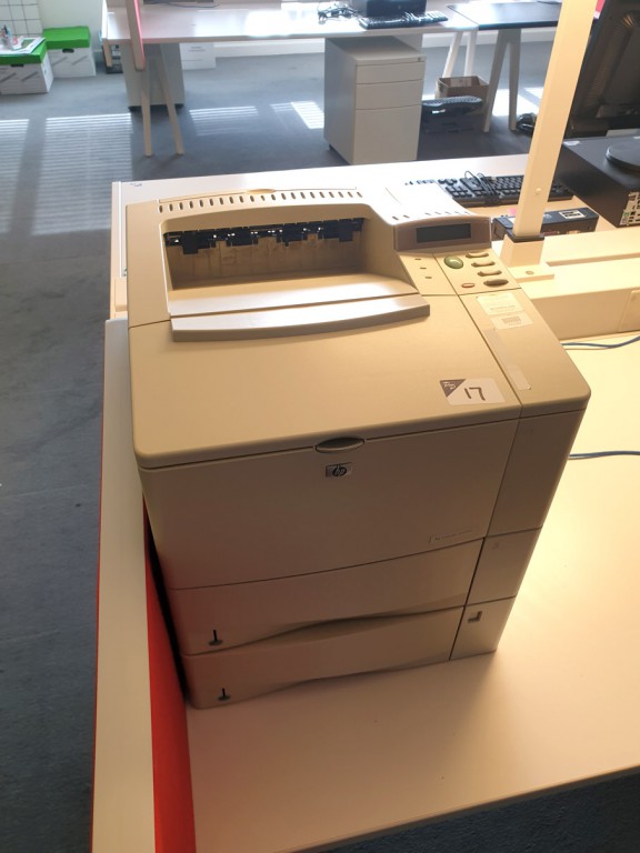 HP 4100N LaserJet mono A4 laser printer, network c...