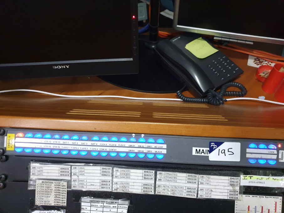 Pro-Bel router control panel