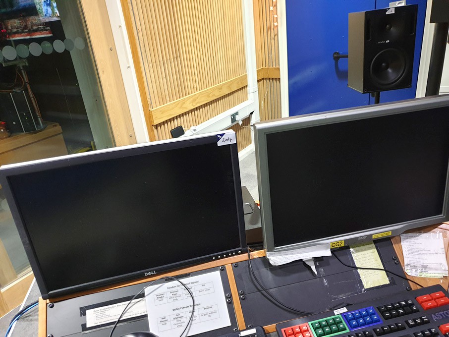 Qty various Acer, Dell, Sony etc monitors, desktop...