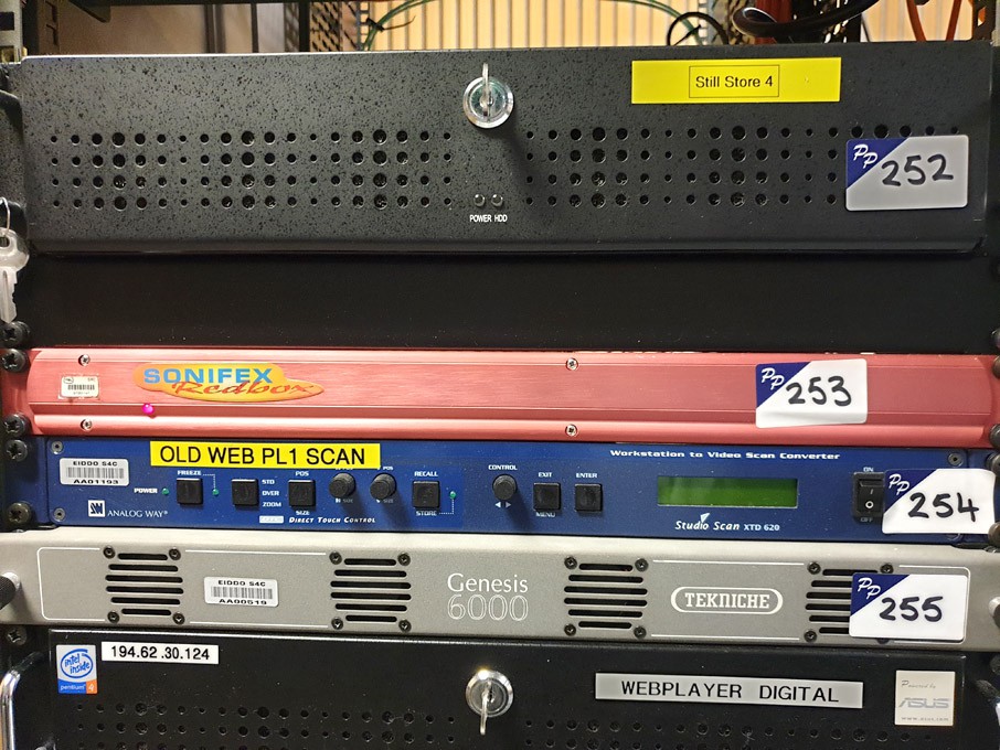 Analog Way Studioscan XTD 620 workstation to video...