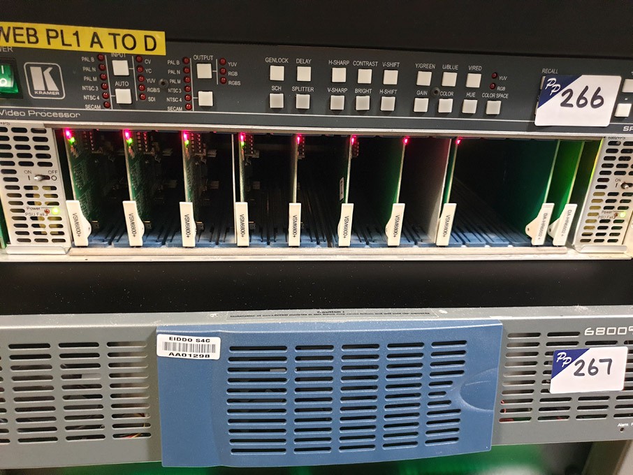 Leitch 6800Plus housing frame with plug in cards i...