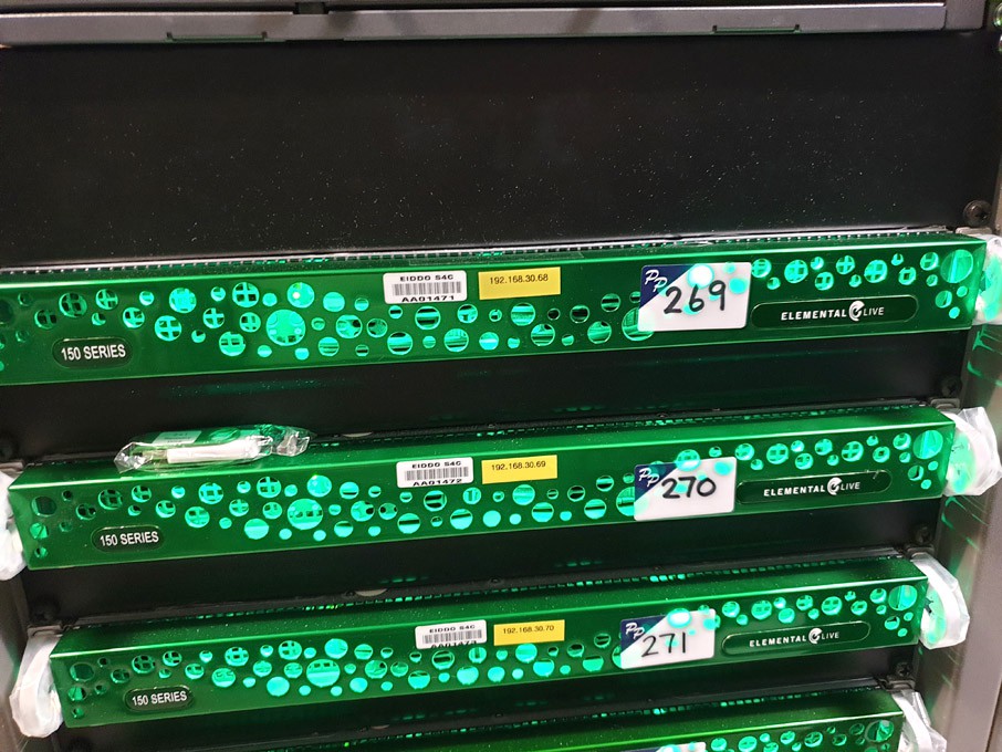 Elemental Live 150 Series rack type media encoder