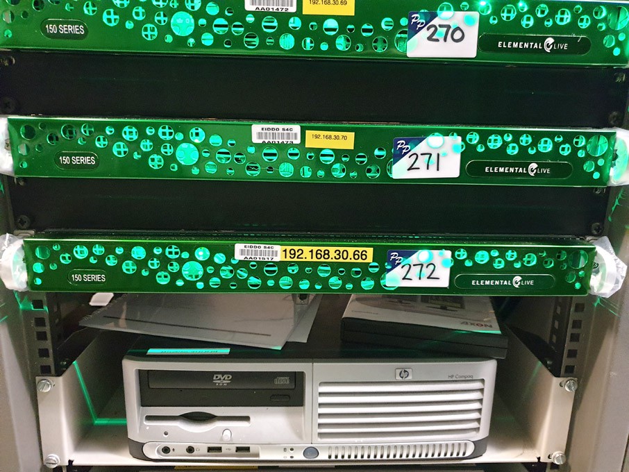 Elemental Live 150 Series rack type media encoder