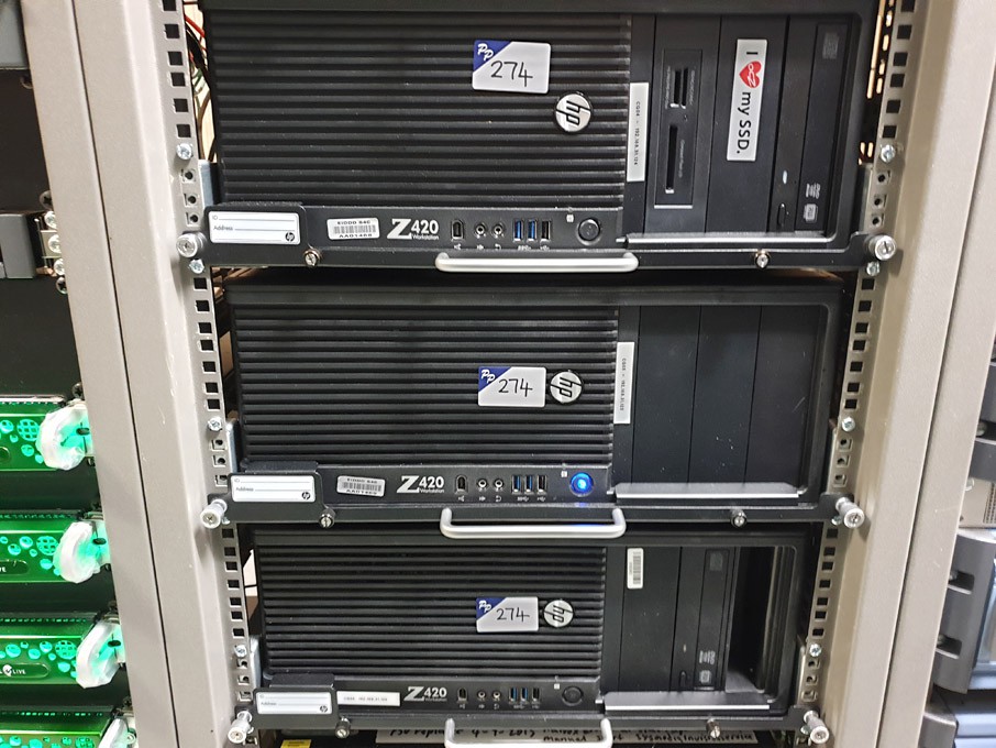 3x HP Z420 Workstation PC's