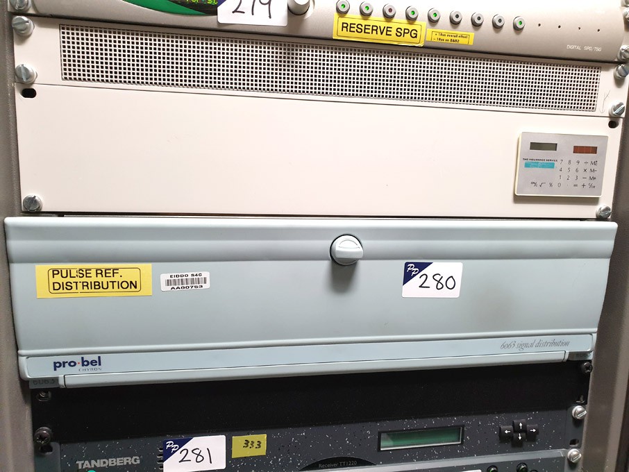 2x Pro-Bel 6063 signal distribution housing frames...