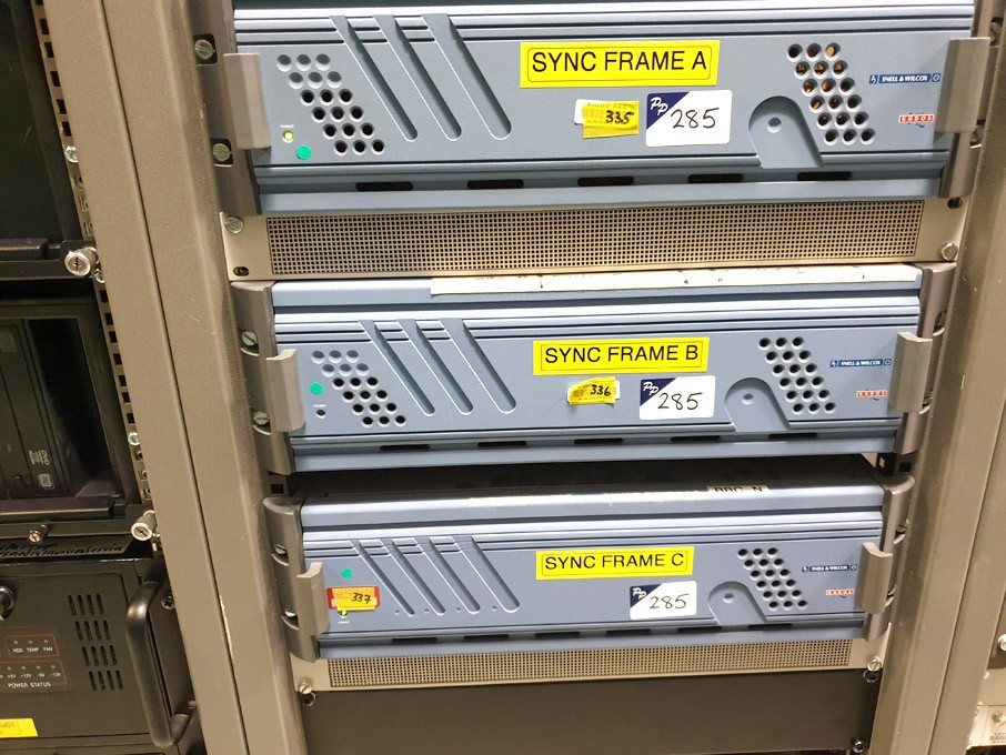 3x Snell & Wilcox IQ Kudos housing frames with plu...