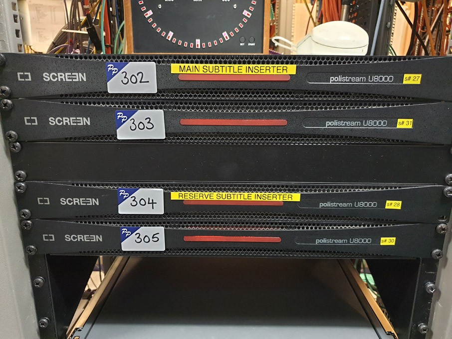 Screen Systems Polistream U8000 subtitle transmiss...