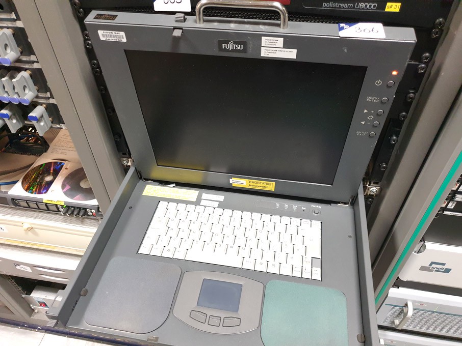 Fujitsu 15" rack type monitor / keyboard