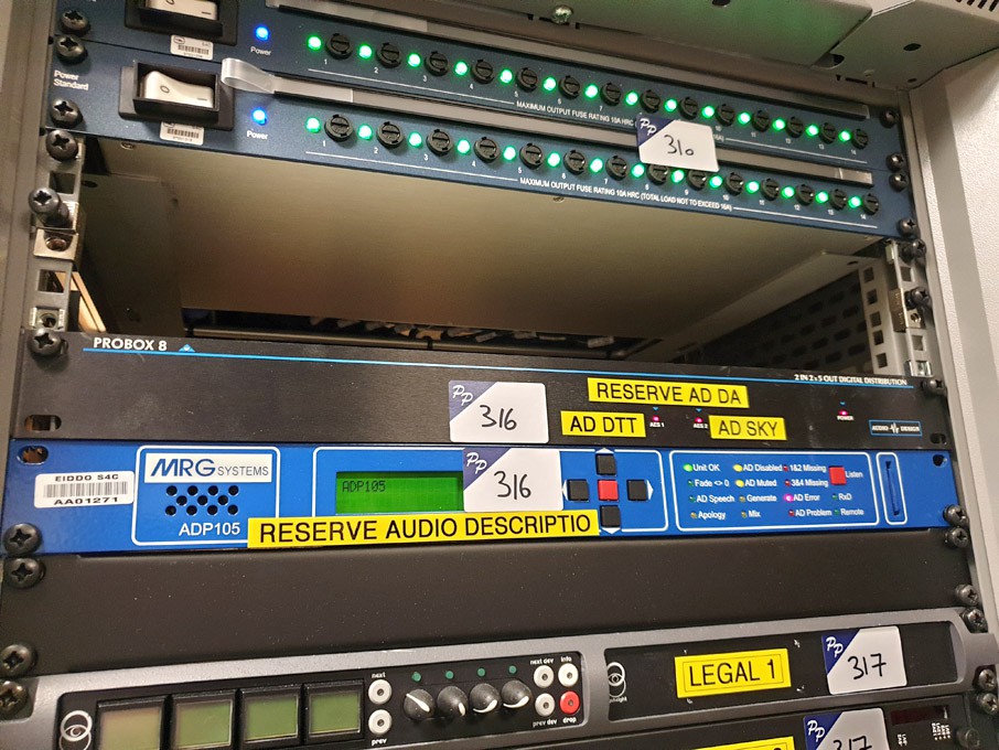 Audio Design ProBox 8 2 in 2x5 out digital distrib...