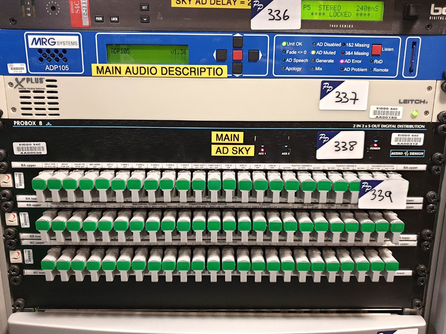 3x Argesy 24 way 'U' link patch panels