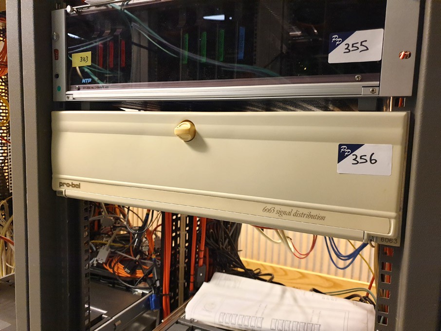Pro-Bel 6063 signal distribution chassis with plug...