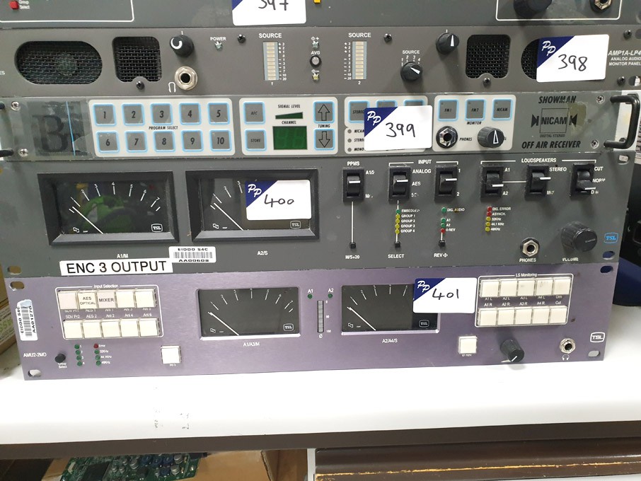 TSL AMU2-2MD embedded PPM audio monitoring unit