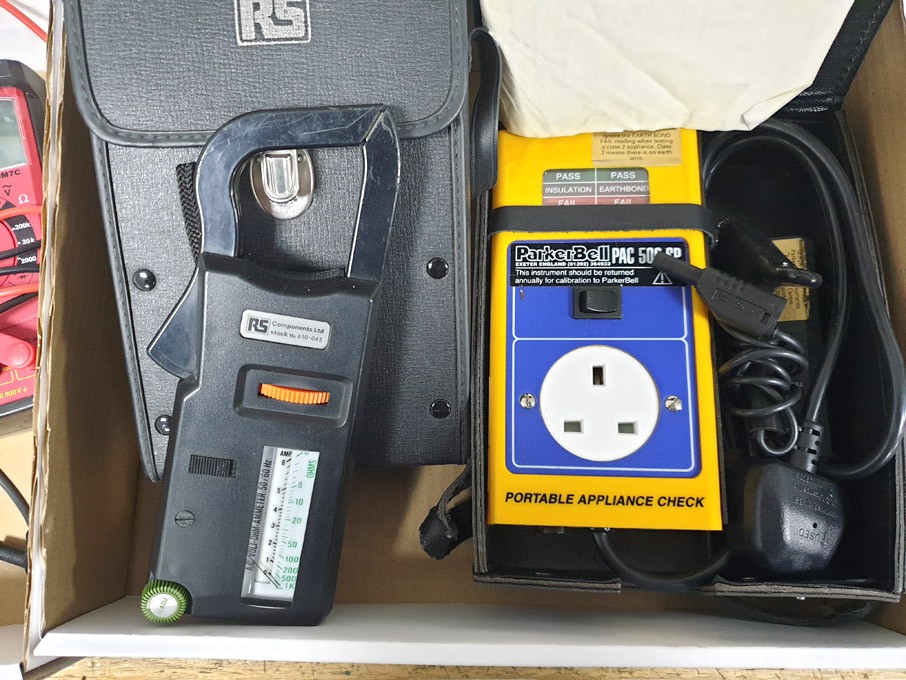Parker Bell PAC500-SP Portable appliance check in...